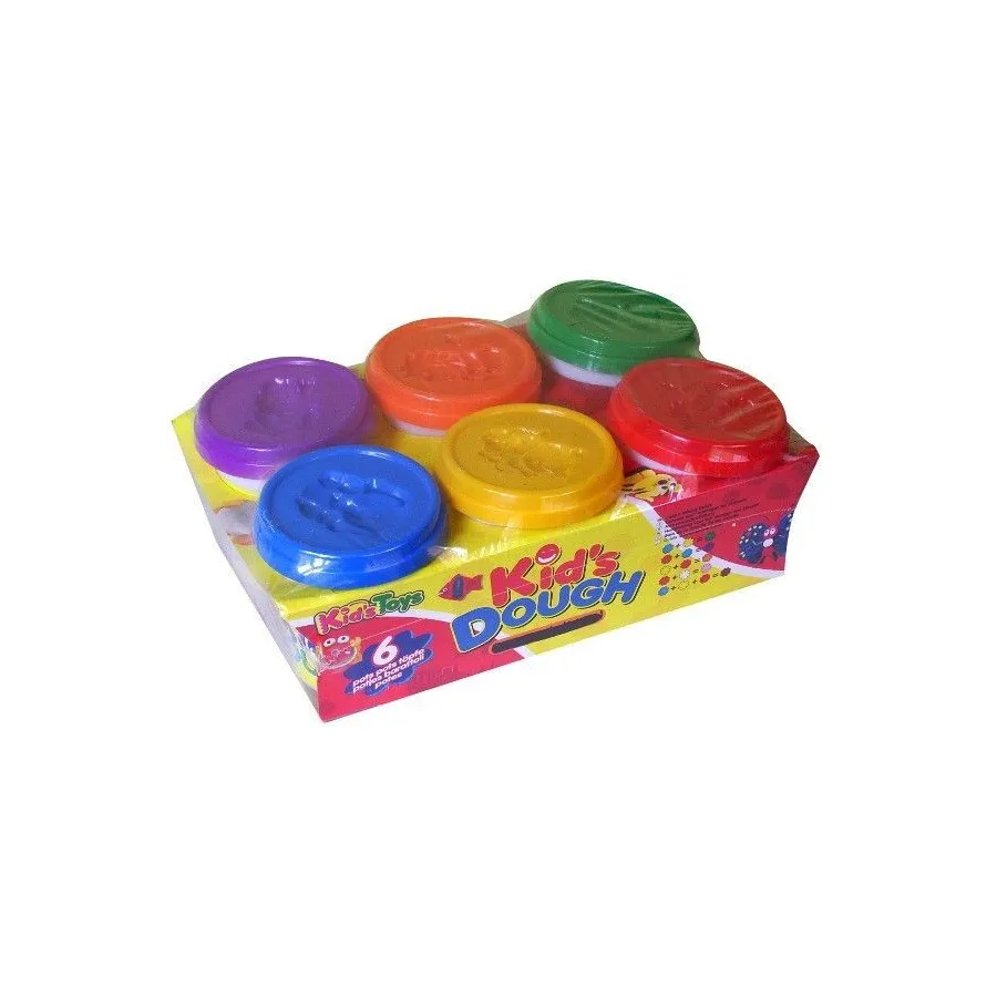 MASA PLASTYCZNA 6 DUŻYCH TUB