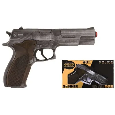 Pistolet policyjny metalowy GONHER 45/1