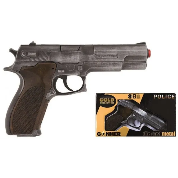 Pistolet policyjny metalowy GONHER 45/1