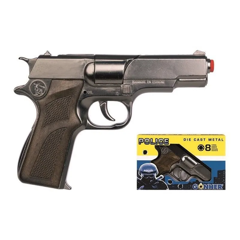Pistolet policyjny metalowy GONHER 125/0