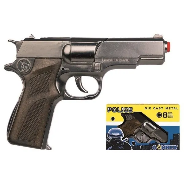Pistolet policyjny metalowy GONHER 125/0