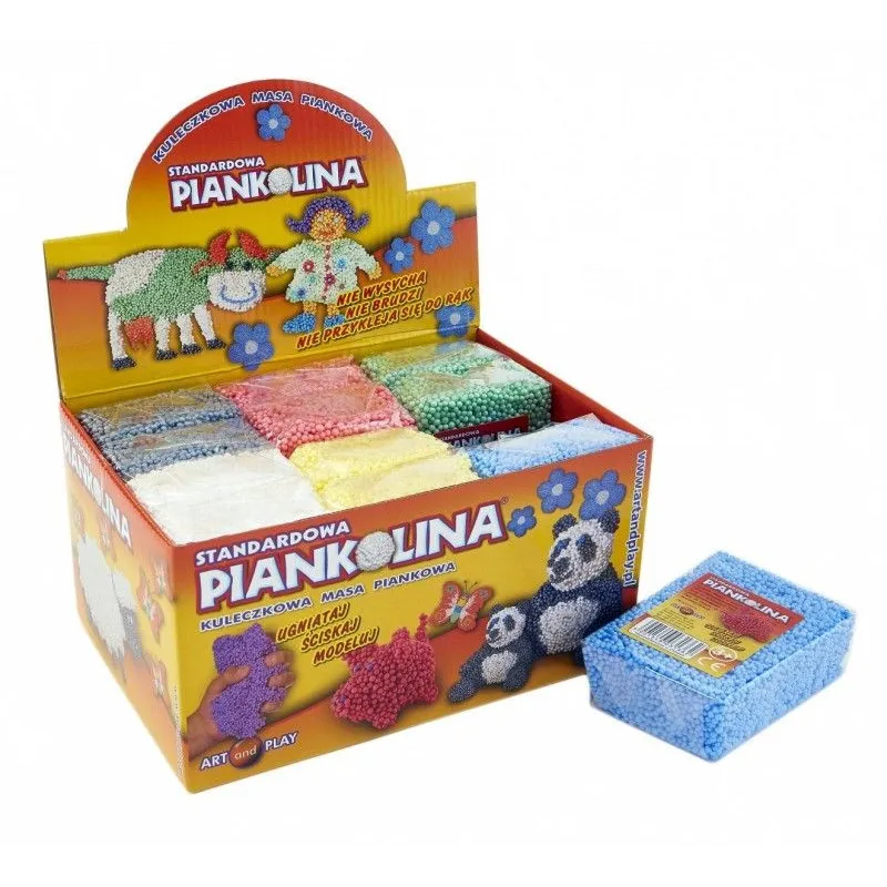 Masa plastyczna Piankolina display 12 sztuk