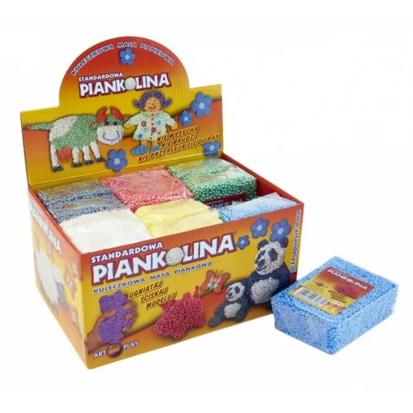 Masa plastyczna Piankolina display 12 sztuk