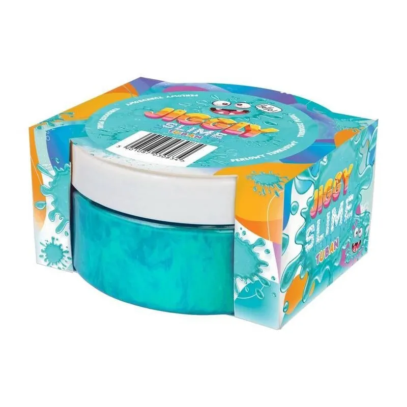 Jiggly Slime - turkusowy perłowy 200g