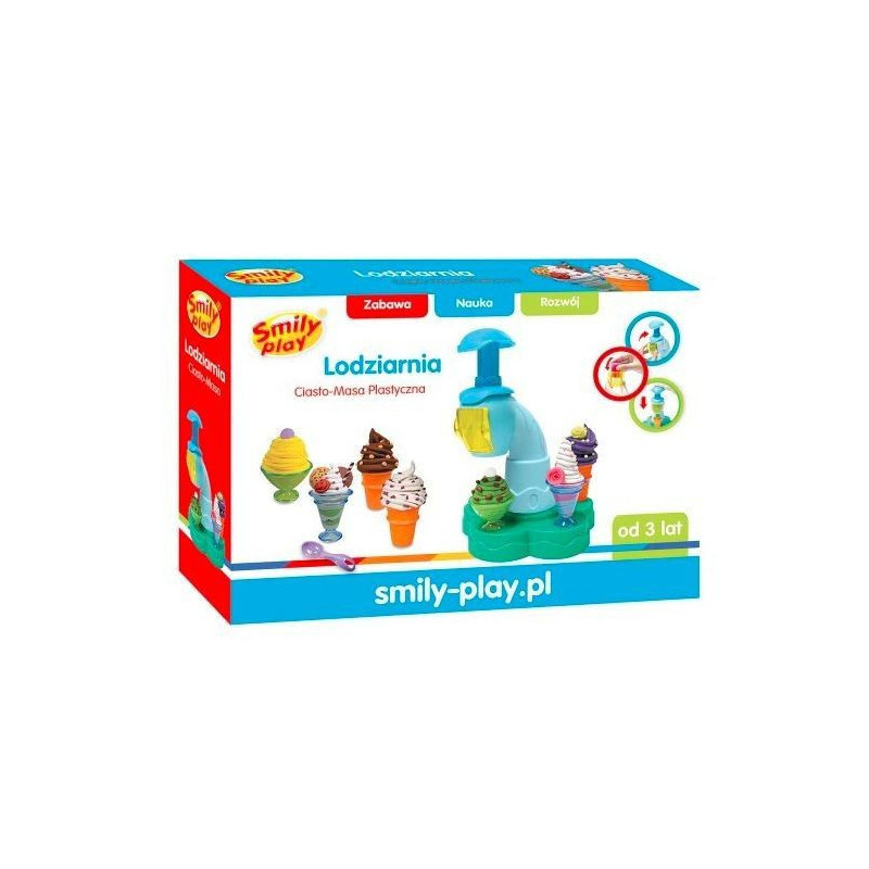 Ciasto-masa plastyczna lodziarnia