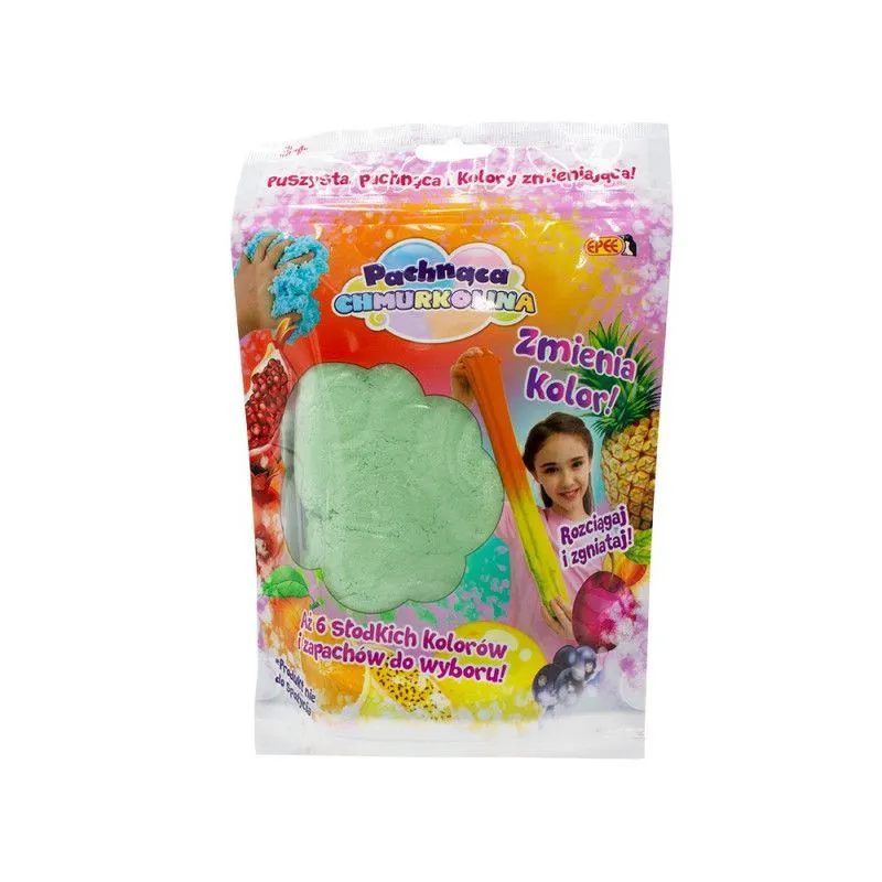 Masa plastyczna Pachnąca Chmurkolina S3 1-pack zmieniająca kolor 60g zielony/żółty (melon)