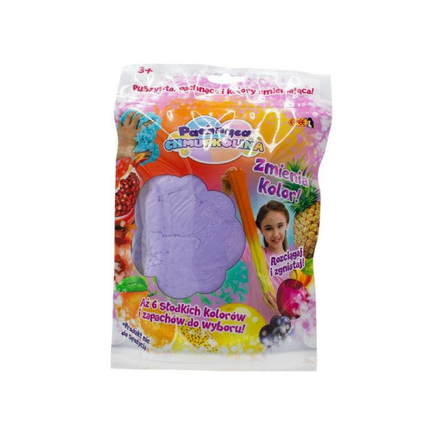Masa plastyczna Pachnąca Chmurkolina S3 1-pack zmieniająca kolor 60g niebieski/fioletowy (śliwka)