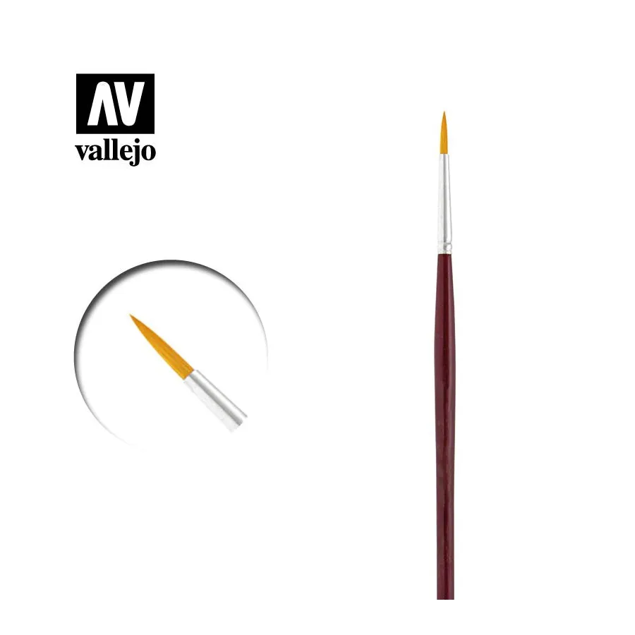 Pędzel  Vallejo Round Toray 2/0