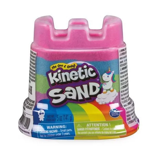 Piasek kinetyczny Kinetic Sand Mini Tęczowy Zamek