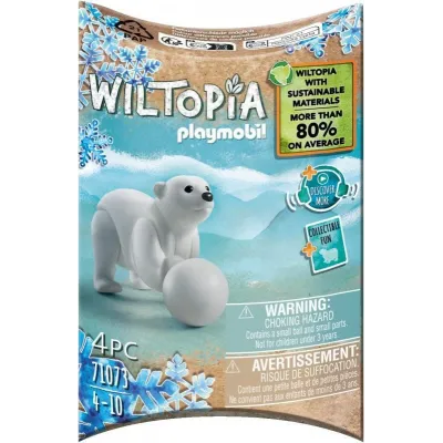 Zestaw figurek Wiltopia 71073 Mały niedźwiedź polarny