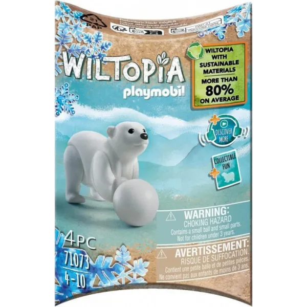 Zestaw figurek Wiltopia 71073 Mały niedźwiedź polarny