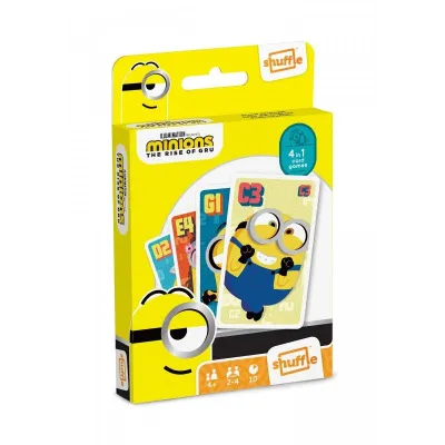 Gra karciana Shuffle Fun 4w1 Minionki: Wejście Gru Gra karciana Shuffle Fun 4w1 Minionki: Wejście Gru