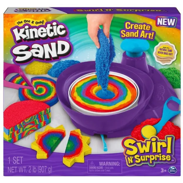 Piasek kinetyczny Kinetic Sand - Zakręcone kolory