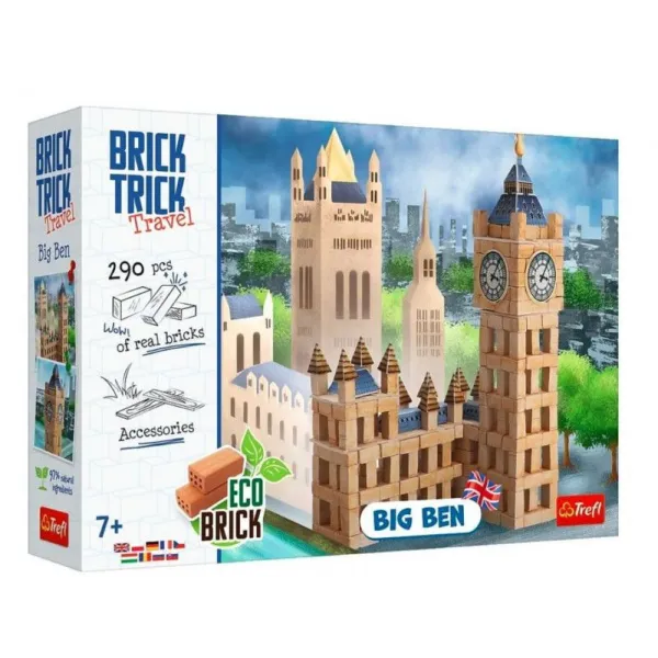 Klocki ceglane Brick Trick Podróże Big Ben Anglia