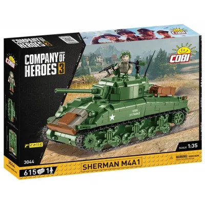 Klocki Company of Heroes 3 Sherman M4A1