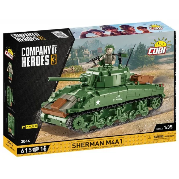Klocki Company of Heroes 3 Sherman M4A1