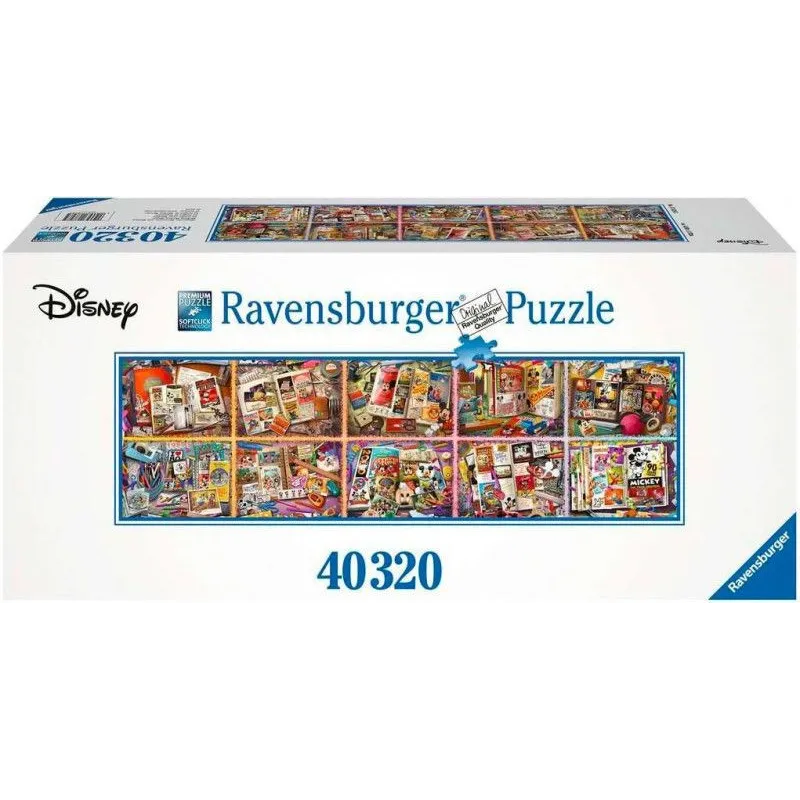 Puzzle 40 000 elementów Z Mikim przez lata