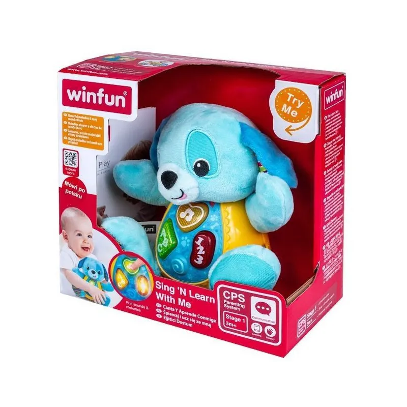 Maskotka interaktywna Przytulaczek Piesek Szczekuś