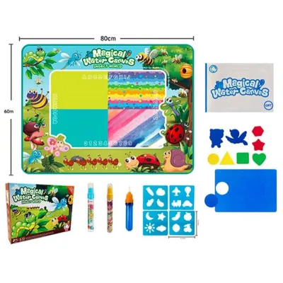 Mata do kolorowania wodnym pisakiem - owady