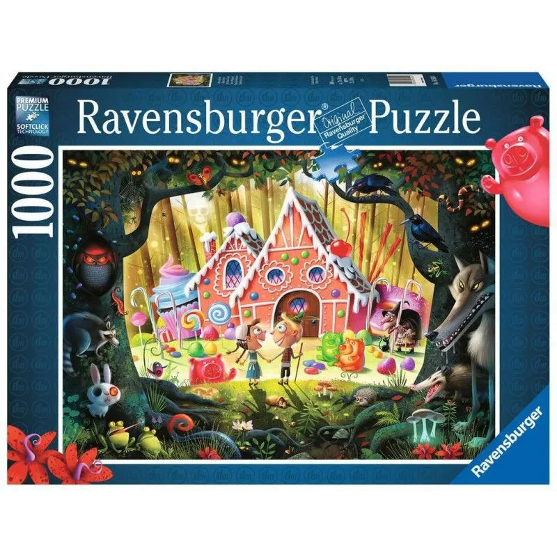 Puzzle 1000 elementów Jaś i Małgosia