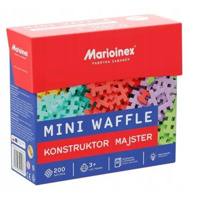 Klocki Mini Waffle - Konstruktor Majster 200 elementów