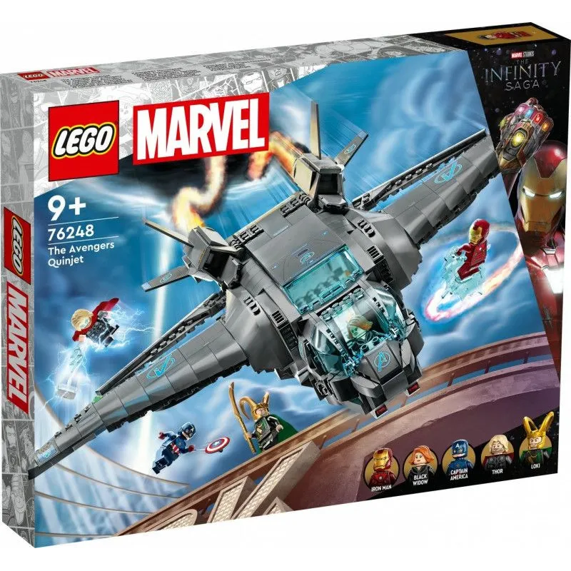 Klocki Super Heroes 76248 Quinjet Avengersów