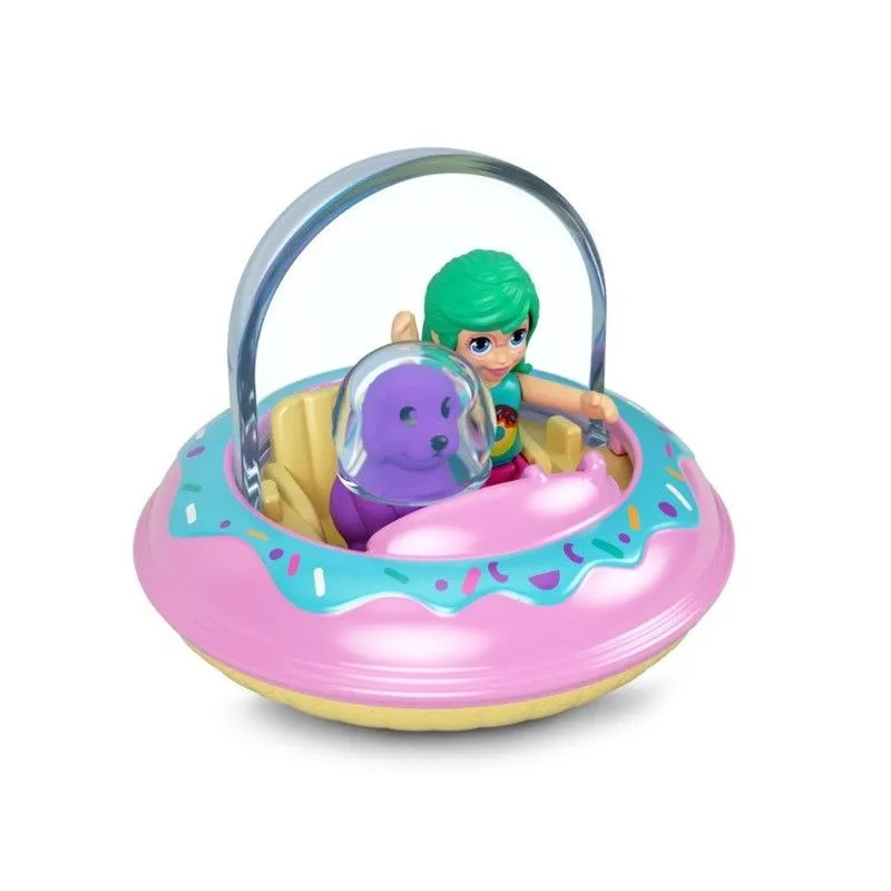 Figurki Polly Pocket Pollyville Autko Pączek