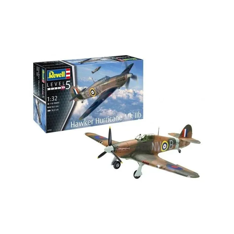 Model plastikowy Samolot Hawker Hurricane MK IIB 1/32