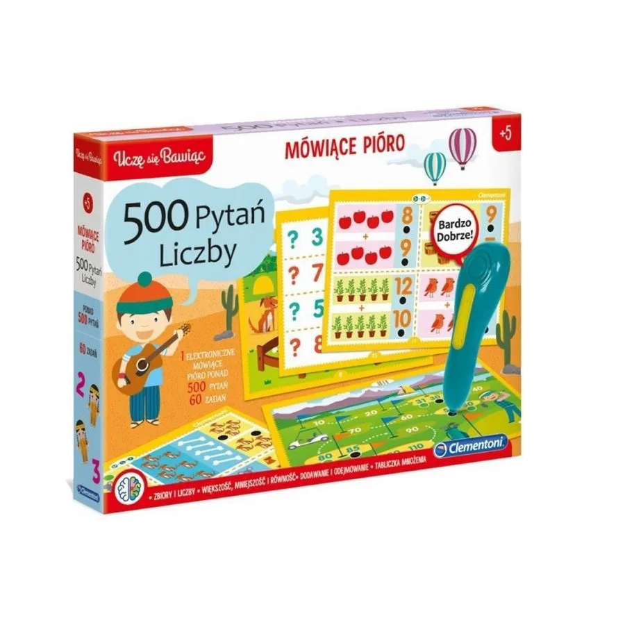 Gra Mówiące Pióro 500 pytań Liczby