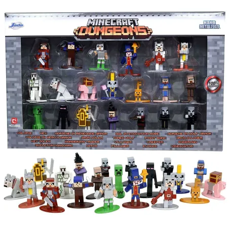 Nano Metalfigs Minecraft Dungeons Zestaw 20 metalowych figurek