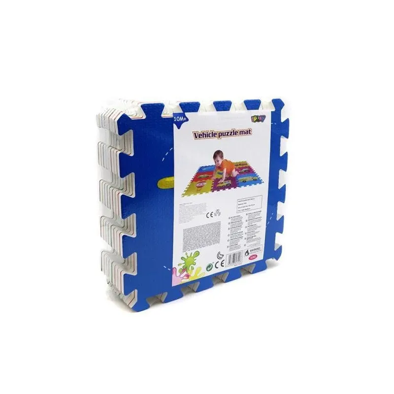 Puzzle piankowe 9 elementów - Pojazdy