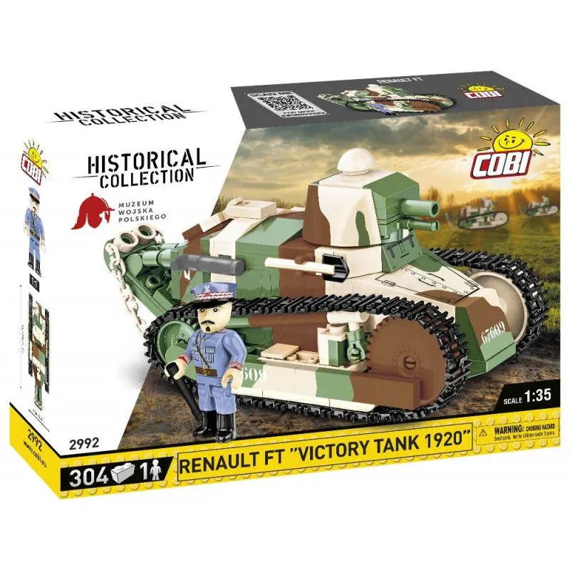 Klocki Renault FT Victory Tank 1920