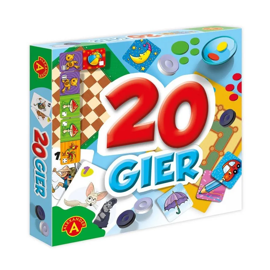 Gra Zestaw 20 gier, Gry Rodzinne