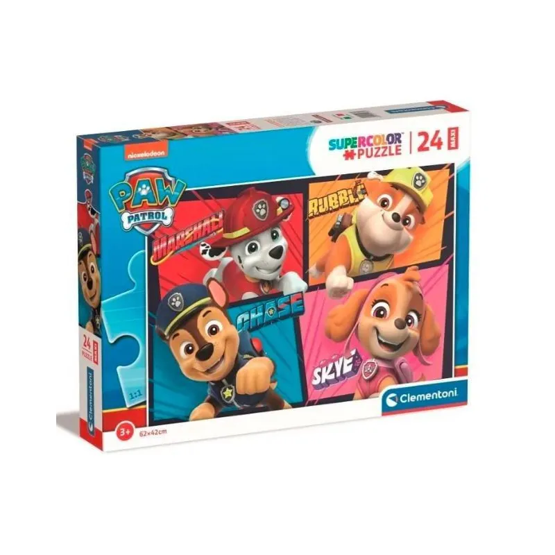 Puzzle 24 elementy Super Kolor Paw Patrol