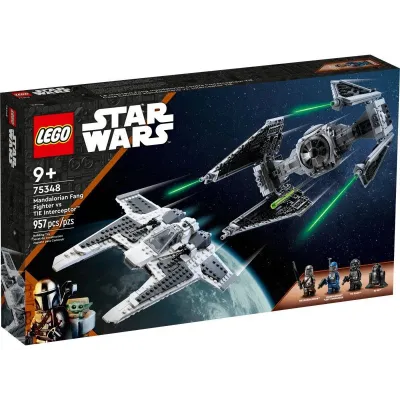 Star Wars 75348 Mandaloriański Kieł vs. TIE Interceptor