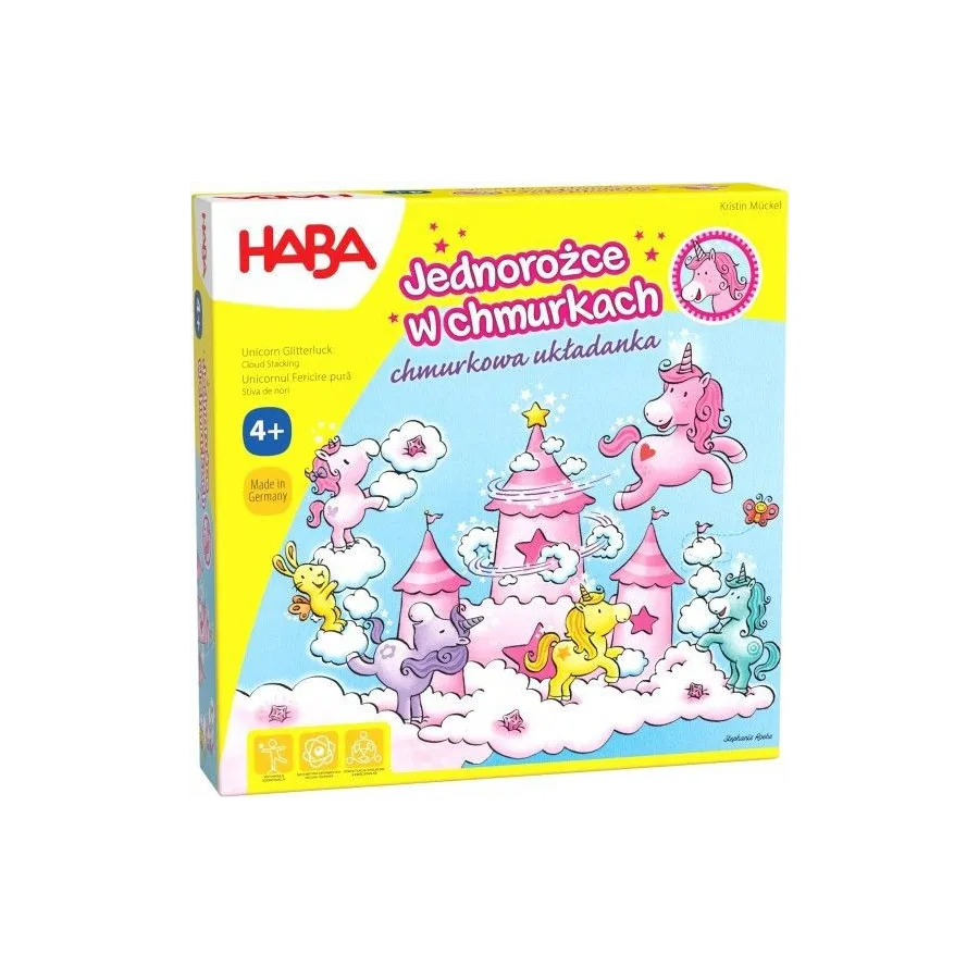 Gra Jednorożce w chmurkach układanka