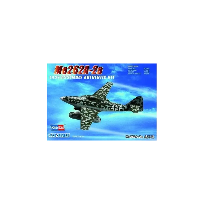 Model plastikowy Me262A-2a