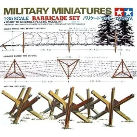 Tamiya 35027 Barricade Set