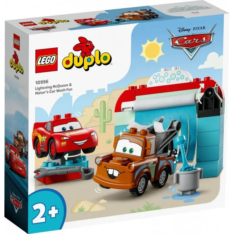 Klocki DUPLO 10996 Disney and Pixars Cars Zygzak McQueen i Złomek - myjnia