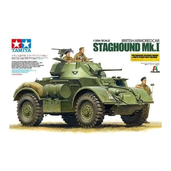 Tamiya 89770 British Armored Staghound - Mk.1 Car