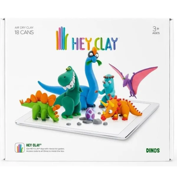 Masa plastyczna Hey Clay Dinozaury