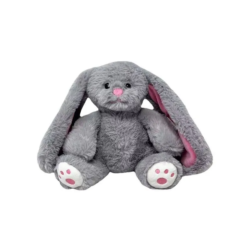 Maskotka Króliczek Gacuś szary 20,5 cm