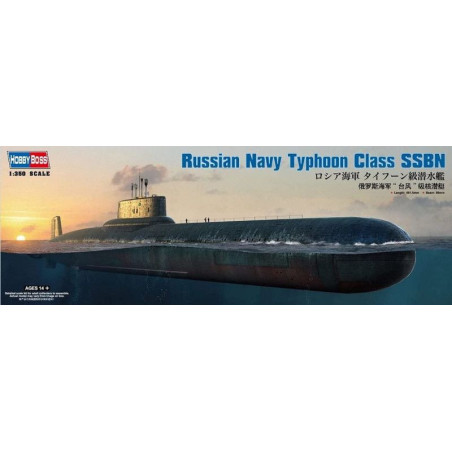 Model do sklejania Russian Typhoon class SSBN