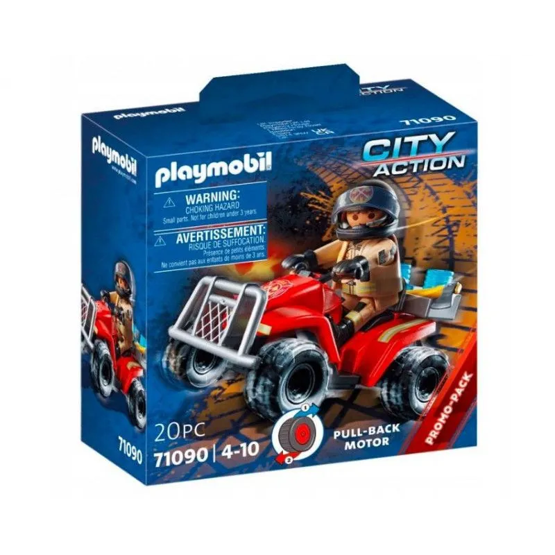 Zestaw z figurką City Action 71090 Pożarniczy Speed Quad