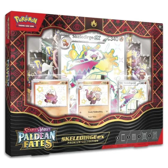 Pokémon TCG: Paldean Fates Skeledirge Ex Premium Collection
