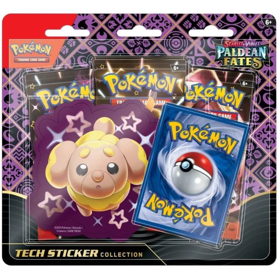 Pokémon TCG: Paldean Fates Tech Sticker Collection