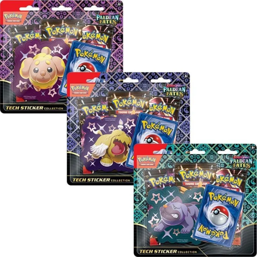 Pokémon TCG: Paldean Fates Tech Sticker Collection