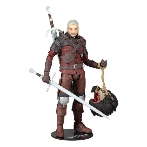 Figurka Wiedźmin 3 Geralt z Rivii Zbroja wilka 18cm McFarlane
