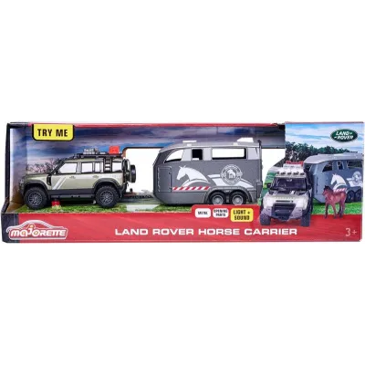 Pojazd Majorette G.S. Rover Zestaw dżokeja 25 cm