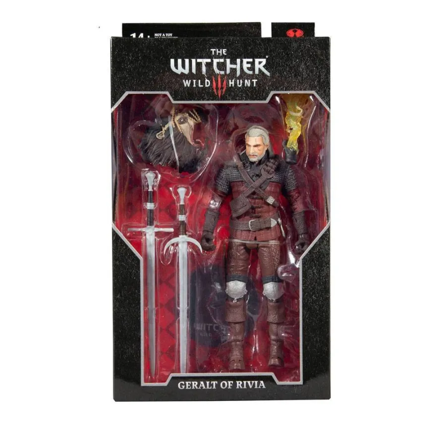 Figurka Wiedźmin 3 Geralt z Rivii Zbroja wilka 18cm McFarlane